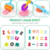 26 Piece Set DIY Plasticine Mold Modeling Clay Accessories Play Dough Tool Kit Plastic Set Knife Mold Kids Educational Toys 4
