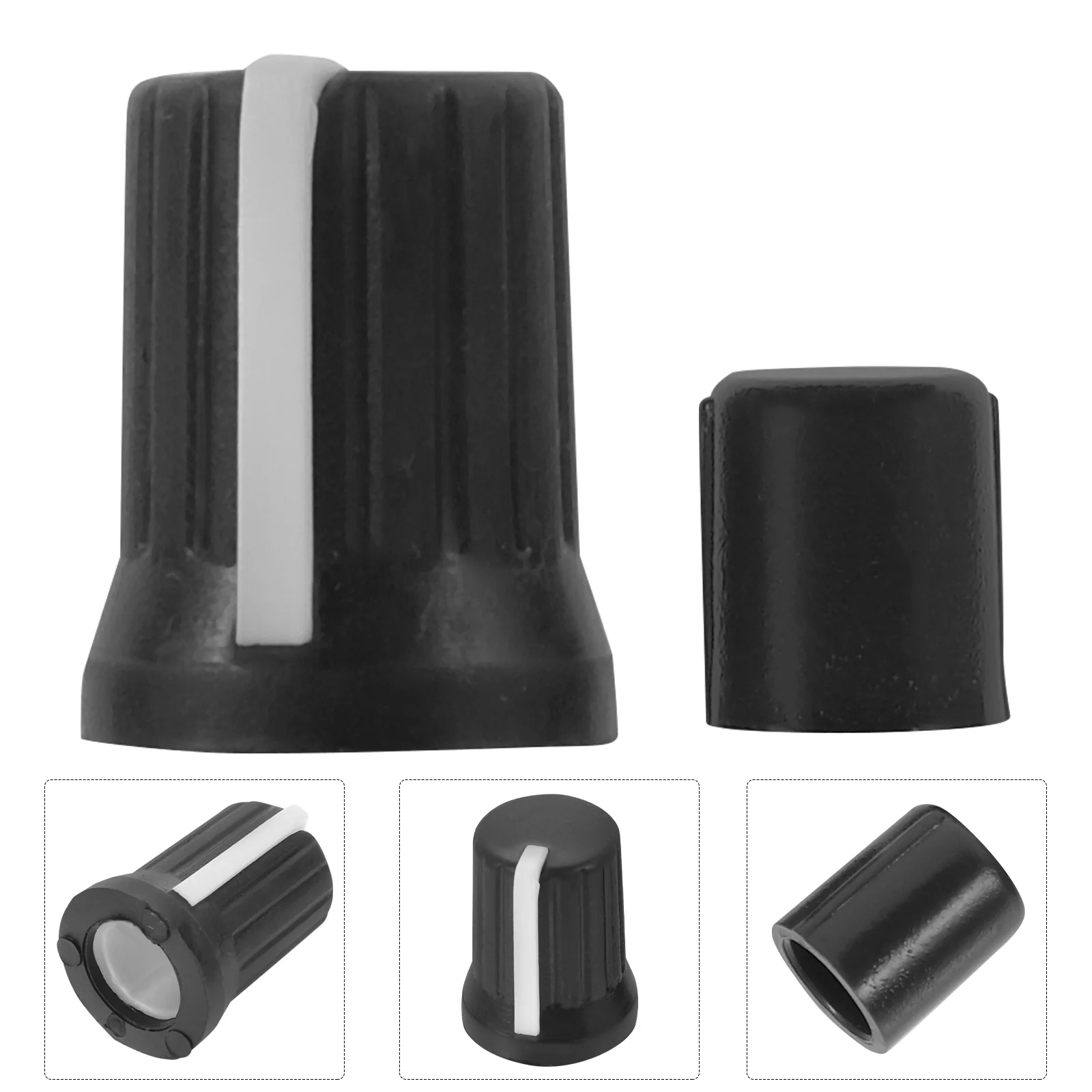 

5 Pcs Volume Knob Cap Potentiometer Supply Control Knobs Caps to Turn and Tone for Plastic