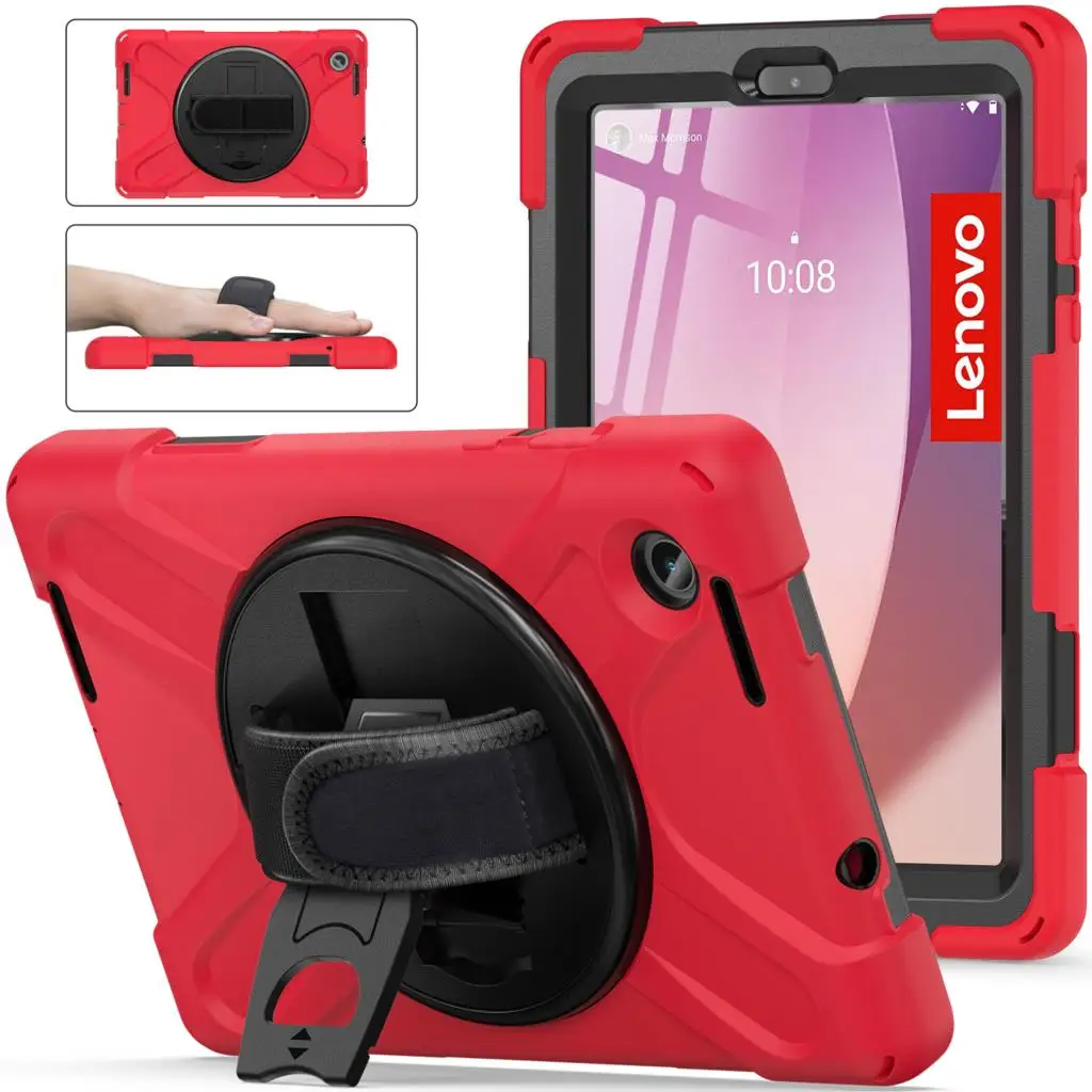 Heavy Duty Shockproof Rugged Tablet Case with Hand/Shoulder Strap