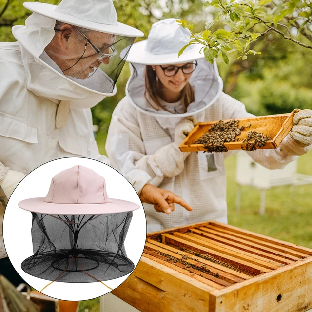 Cappello da apicoltore professionale testa di zanzara protezione per il  viso cappello a rete insetto insetto cappello a rete a prova di ape  berretto da sole da pesca all'aperto - AliExpress