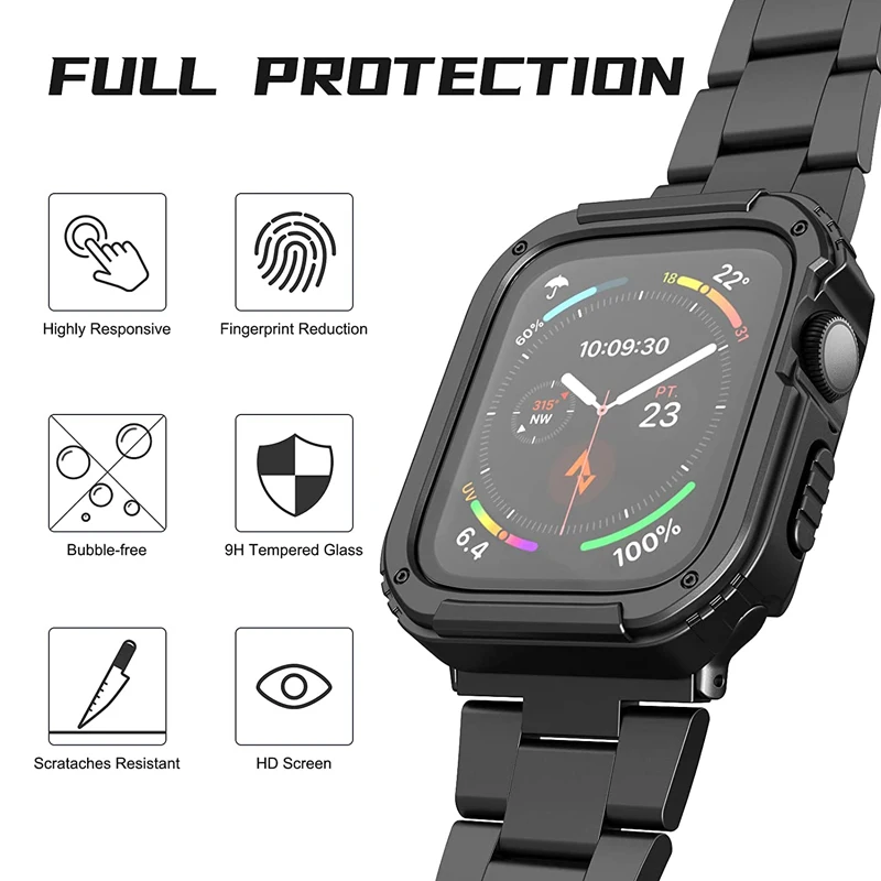 Watch Cover All Around Hard TPU Protective for Apple Watch