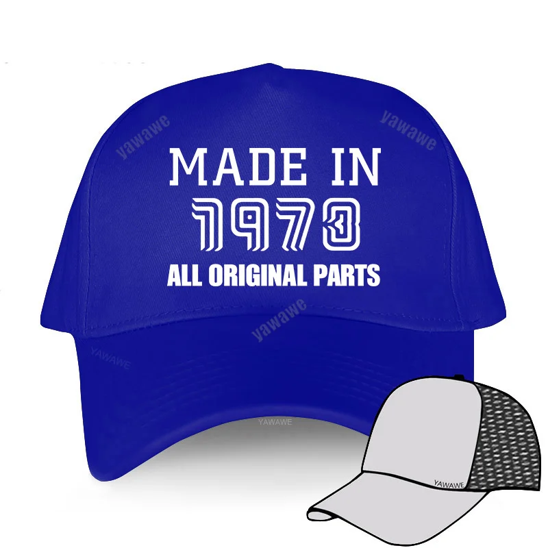 ball caps for men Made In 1973 Baseball Caps Adjustable Fashion Unisex Hats Cool Birthday Gift 1973 Cap ball caps for men Baseball Caps