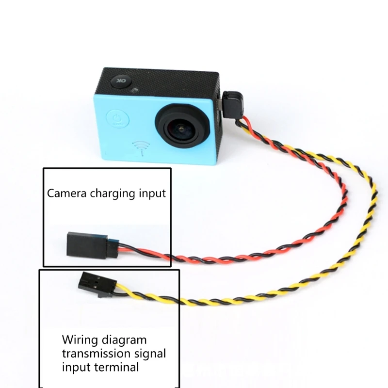 5V Input Video Audional Transmitter Cord Wire USB Port to Out Cable Insert and Use SJ6000 SJ5000 SJ4000