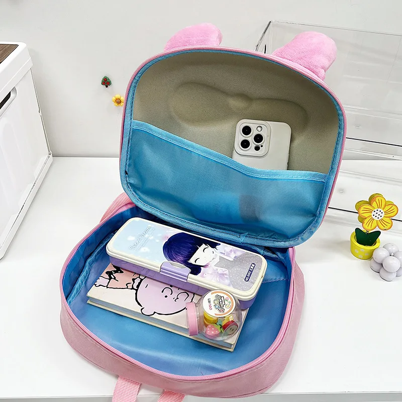 2024 Cartoon Cute Backpack Kindergarten Kids Bags for Girl School Bag Children Backpacks Rabbit Bag Mochila Infantil Masculino 4
