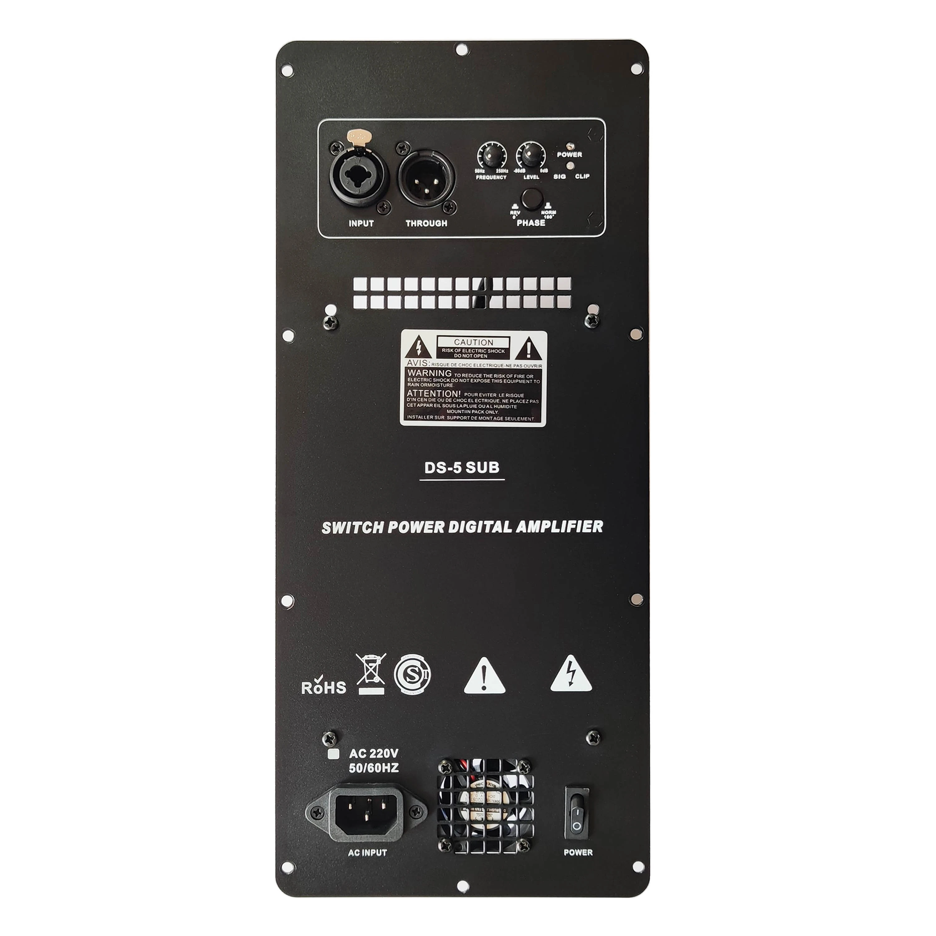 110V/220V Class D 500W Digital Heavy Power Amplifier Hifi Audio Module Active Pure Bass Subwoofer Amp Board Home Amplifier