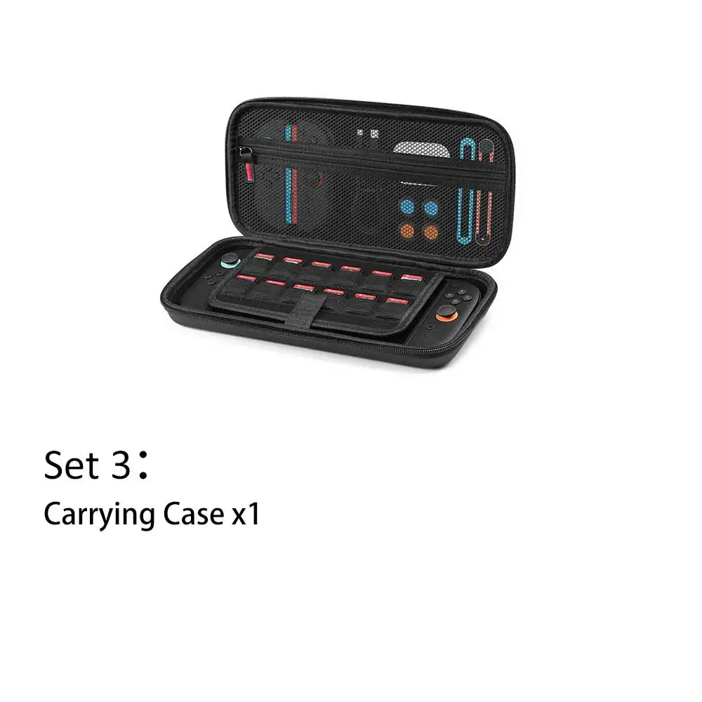 20 IN 1 Switch 2 Accessories Bundle for Nintendo: Carrying Case Console Protective Cover&TPU Grips Screen Protector Wrist Straps