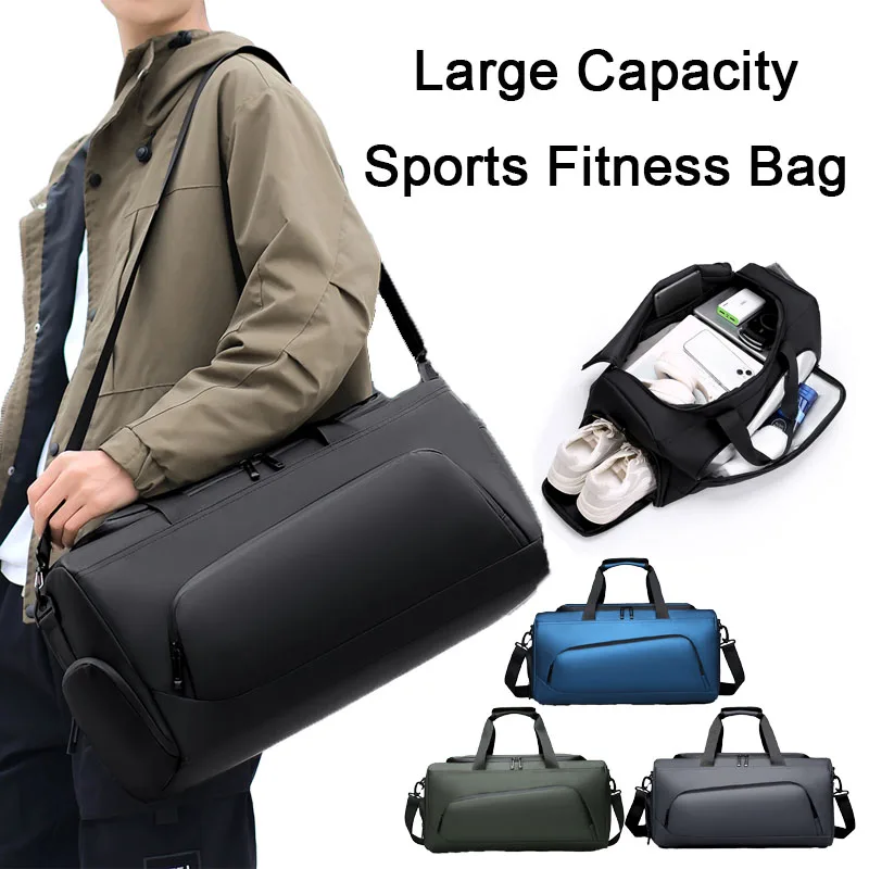 Spacious Multi-Compartment Travel Duffel with Shoe Storage