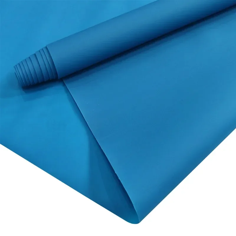 

Jelly PVC Vinyl Roll Soft Solid Colored Smooth Waterproof PVC Fabric for Mat Hair Bows Jewelry Handbag Making 30x135cm