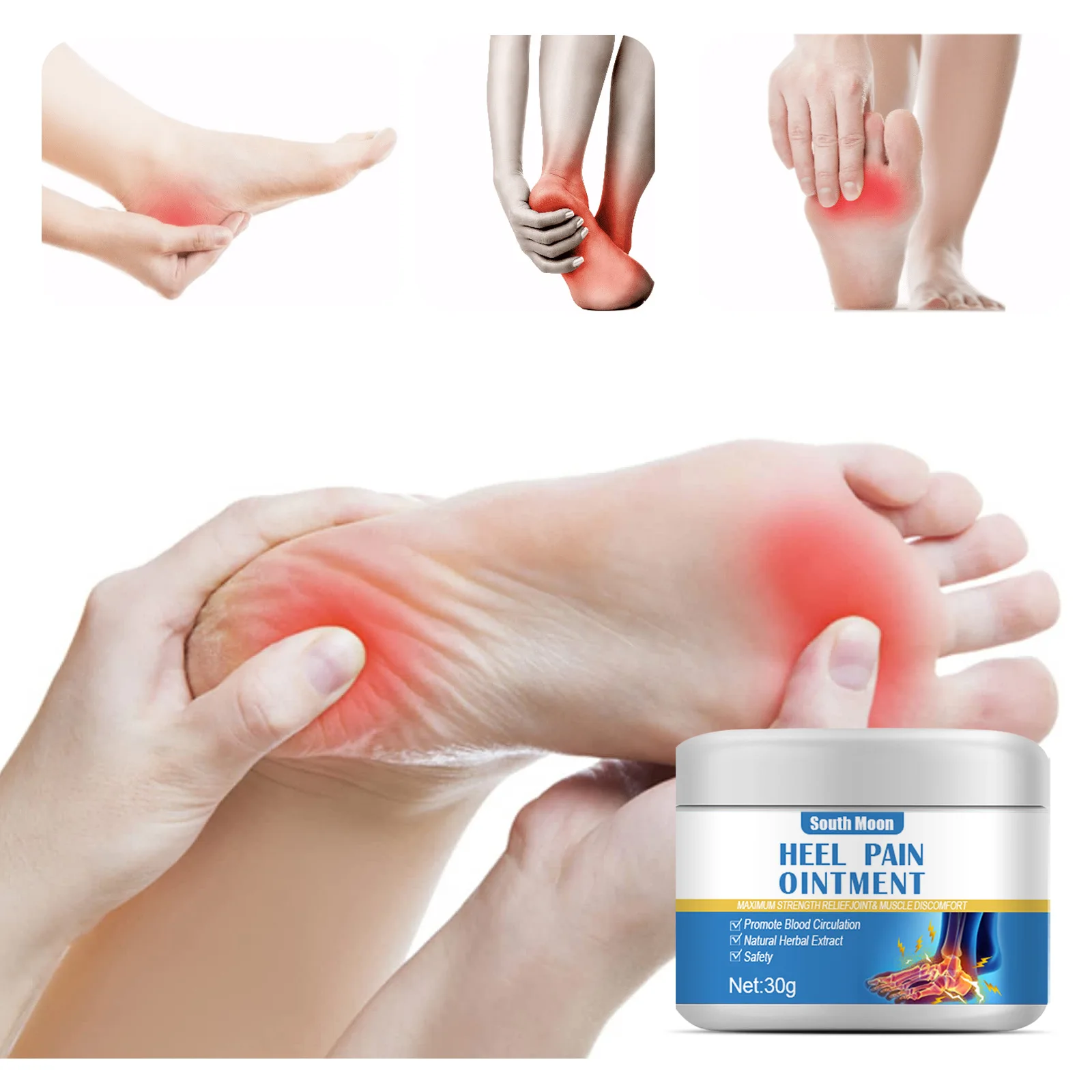30g Natural Treatments For Heel Pain Gentle Restorative Foot Care Cream Achilles Tendinitis Achilles Tendonitis Ointment Lasting