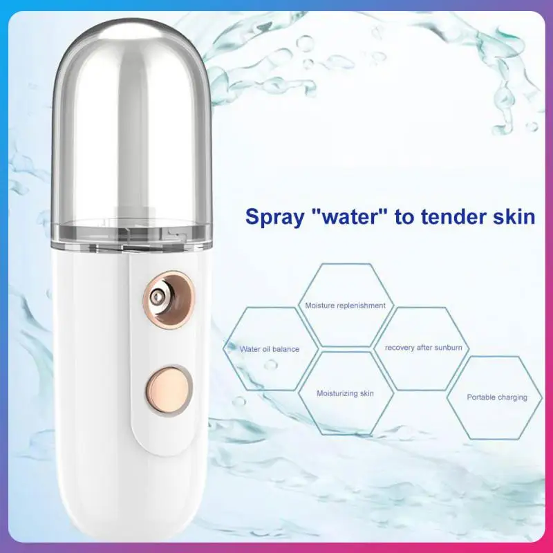 

Portable Facial Sprayer Nano Mist Facial Steamer Beauty Instrument USB Humidifier Nebulizer Face Skin Care Tool Moisturizing