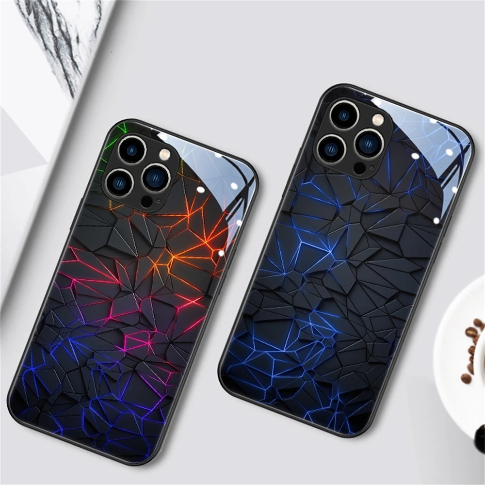 2025 Luxuriöse, stoßfeste, leuchtende LED-Leuchten-Telefonhülle für iPhone Air 17 16 E 15 14 13 12 11 Pro Max Plus SE2020 – Detail 24
