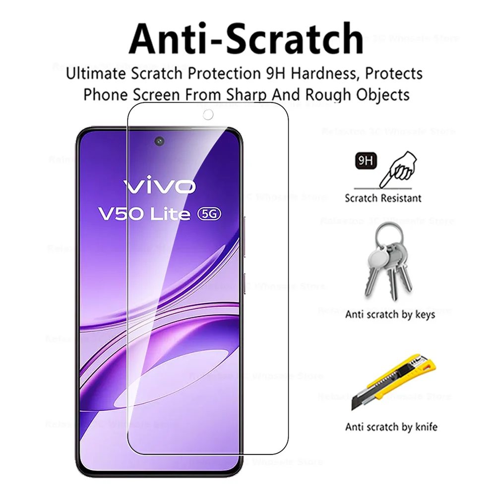 Premium Tempered Glass Screen Protector for Smartphones - Multi-Pack Options Available