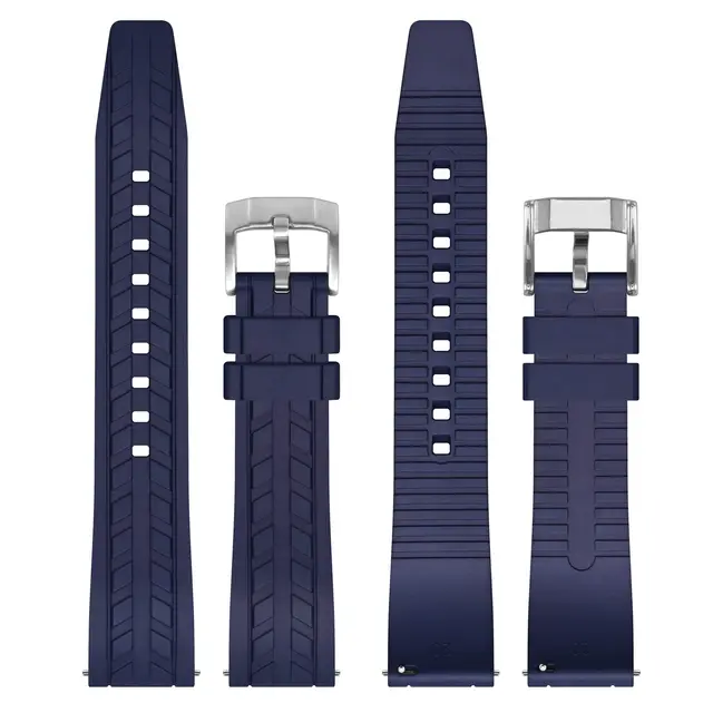 Anbeer Cinturini Orologio In Silicone - Sgancio Rapido, Larghezze 16-24 Mm, Impermeabili E Comfort Per Uomo E Donna - Foto 2