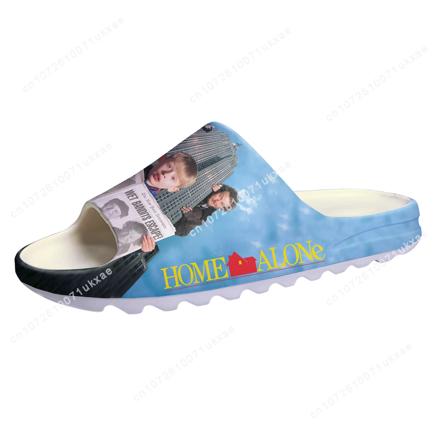 

Home Alone Soft Sole Sllipers Home Clogs Kevin Step On Water Shoes Mens Womens Teenager Step in Customized Sandals