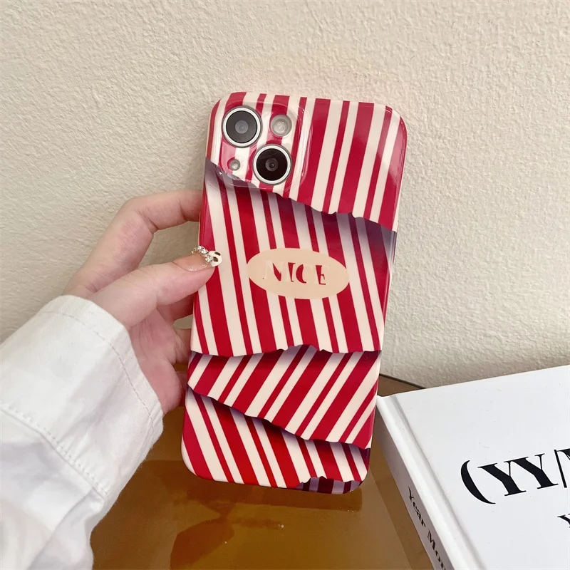 Glossy Hard Acrylic Love Heart Luxury Phone Case