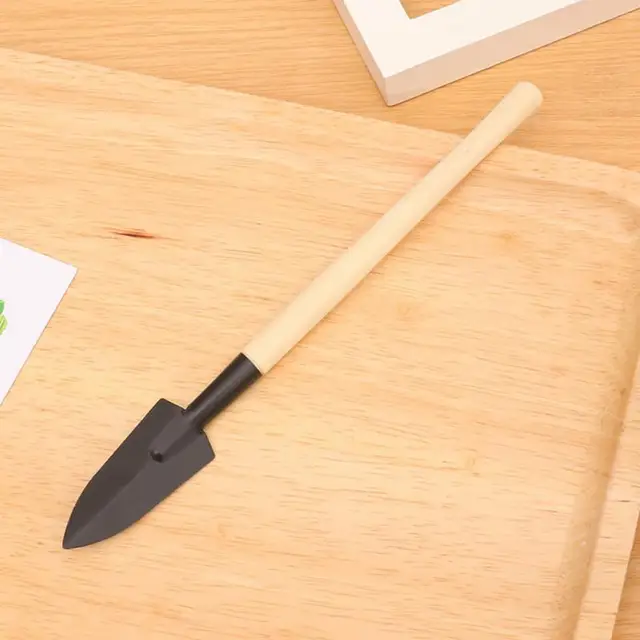 3Db/Set Mini Lapát Gereblyű Növényekhez Bonsai Szerszámok Kerti Kézi Miniatűr Ültetési Készlet Fa Fogantyú Ásó - Image 6