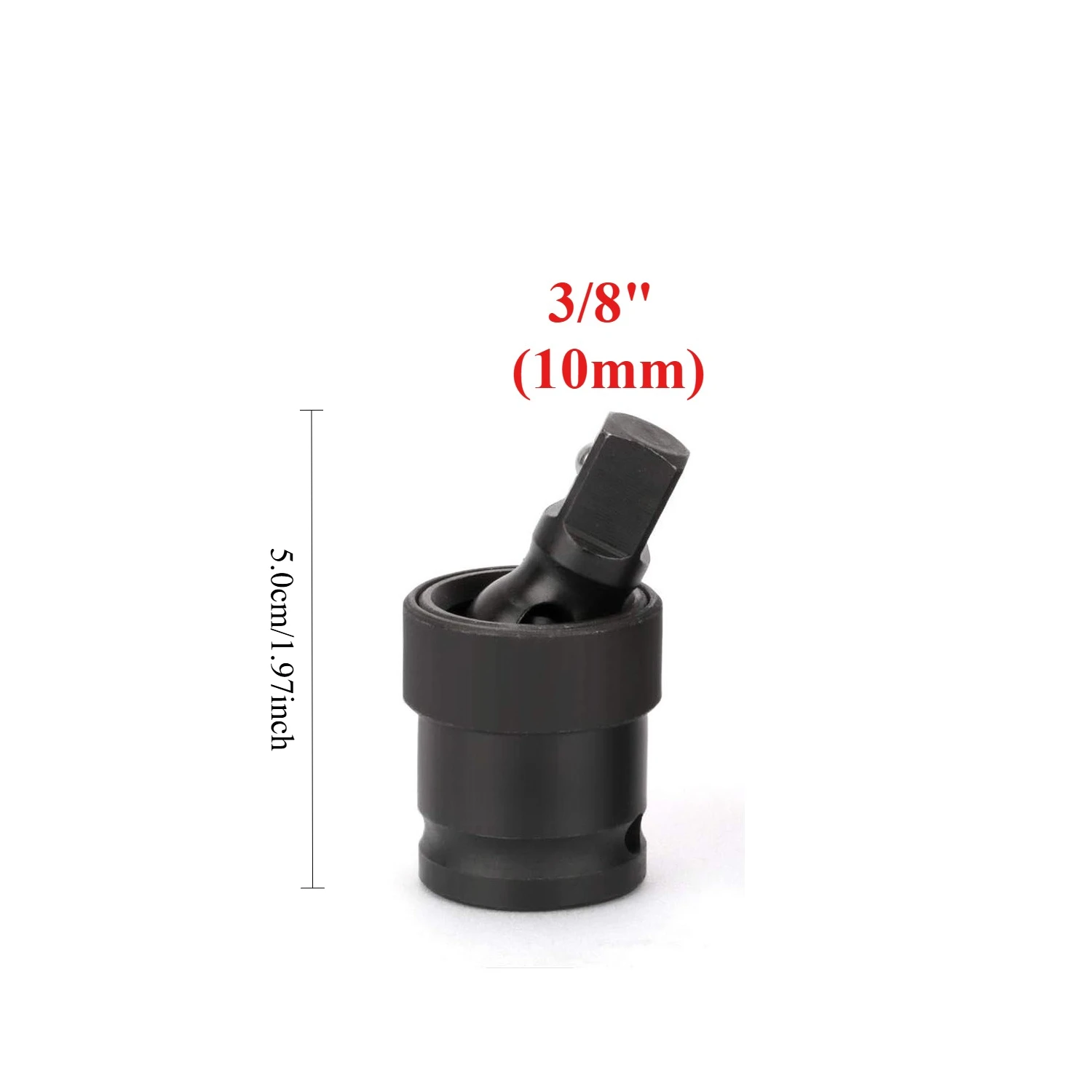90 360 Grad drehbarer Impact Universal-Steckdosengelenk U Knuckle Air Wobble Sleeve Adapter 1/2 Zoll Antriebsverlängerung Elektroschlüssel – Detail 4