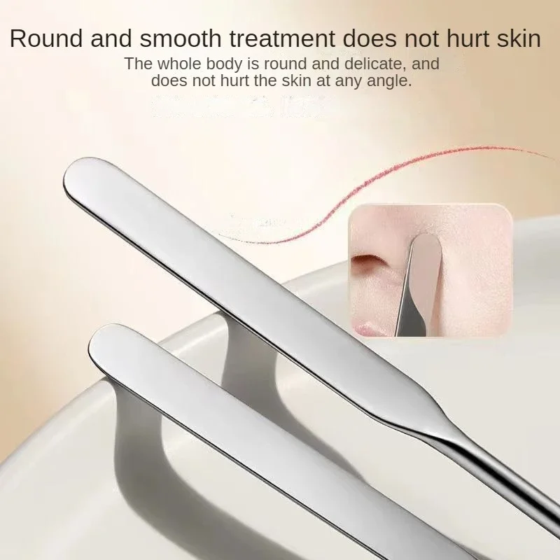 1Pcs Stainless Steel Dual Heads Makeup Toner Spatula Mixing Stick Foundation Cream Mixing Tool Cosmetic Make Up Accessories