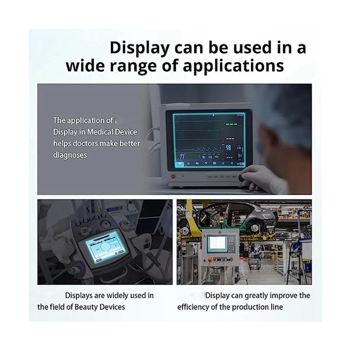 HMI LCD ġ ÷, NX4832K035, 3.5 ġ ׼ ÷,  ø, UASRT TFT LCD 