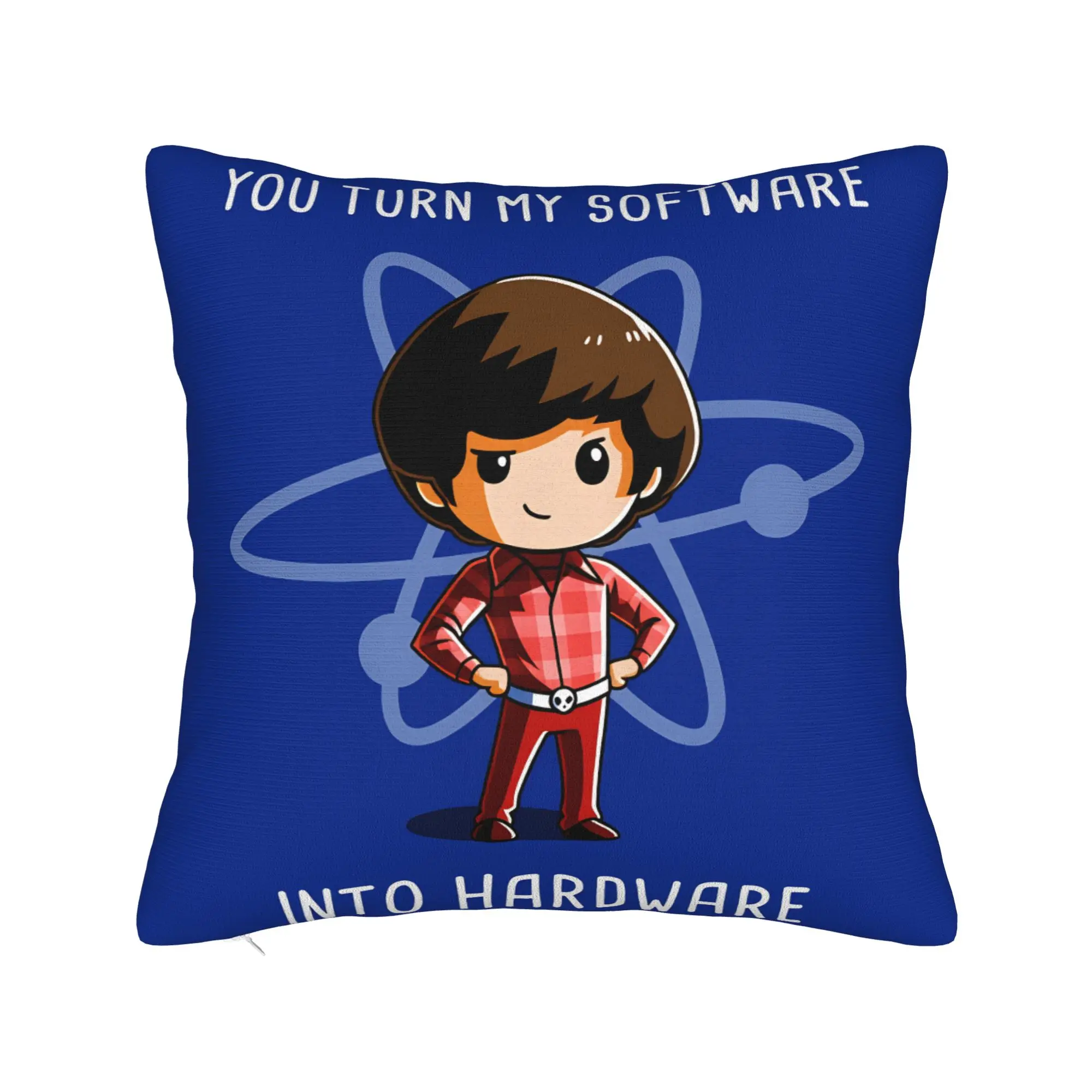 Funny TV Show-Inspired Pillowcase - Soft and Kawaii Decor for Couch, Sofa, or Bedroom