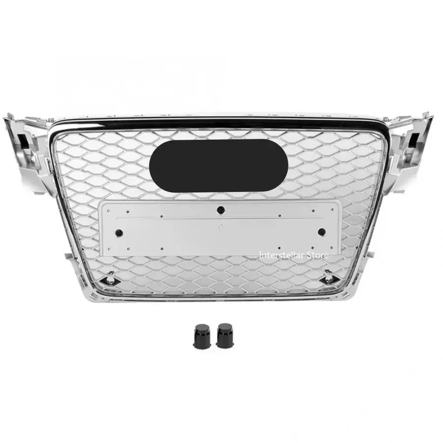 

Front Sport Hex Mesh Honeycomb Hood Grill for Audi A4/S4 B8 2009 2010 2011 2012 For RS4 Style