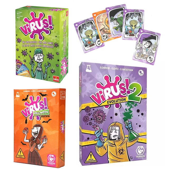 Virus 1 2 3 Juego de mesa El juego de cartas Contagiosamente divertido 1