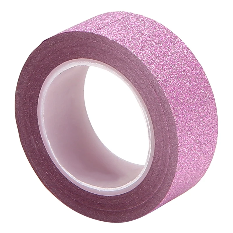 4 Pcs 10M Glitter Washi Tape Stick Self Adhesive Decorative Decora