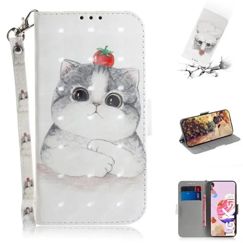 Geometric Textile Pattern Magnetic Wallet Leather Phone Case Cover