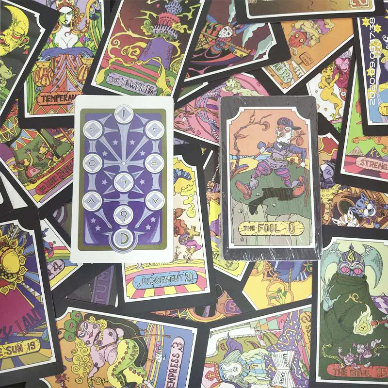 JoJo Bizarre Adventure Tarot Cards 22 Grand Akana + 9 Royal Gods 3