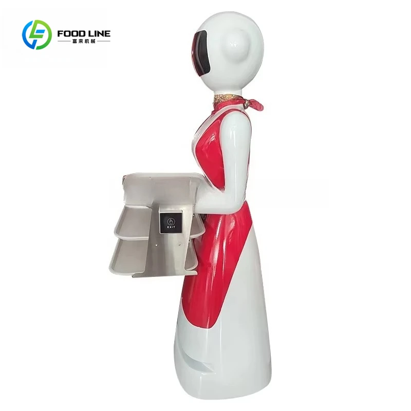 Robot da ristorante più venduto, servizio cameriere, robot commerciale per la consegna di cibo per carichi pesanti, per grandi vantaggi di sala da pranzo - immagine 6