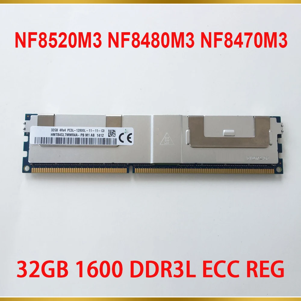 1 Pcs Server Memory NF8520M3 NF8480M3 NF8470M3 RAM For Inspur 32G 32GB 1600 DDR3L ECC REG