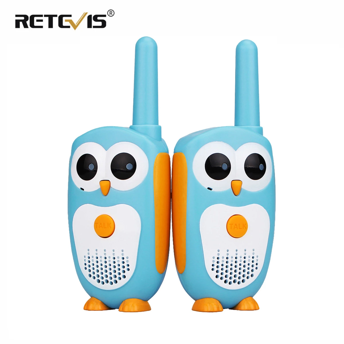 Retevis RT30 Walkie Talkie Kids 2pc Cartoon Owl Children's radio Toy Walkie-talkie Christmas birthday Gift for Children Boy Girl walki talki