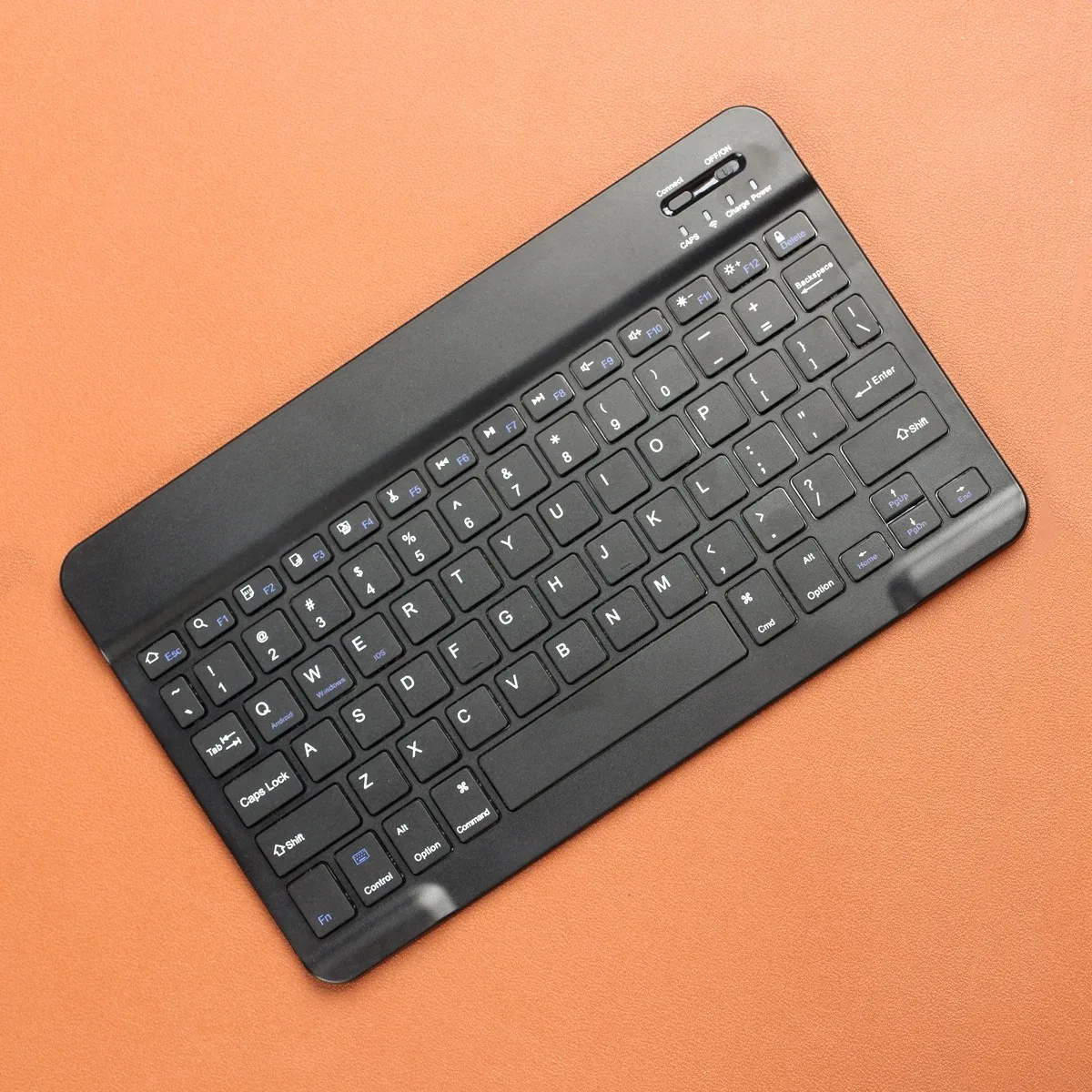 Bluetooth Keyboard Ultra Thin Portable Wireless Universal Compatible Mute for Android IOS Ipad Office Library School