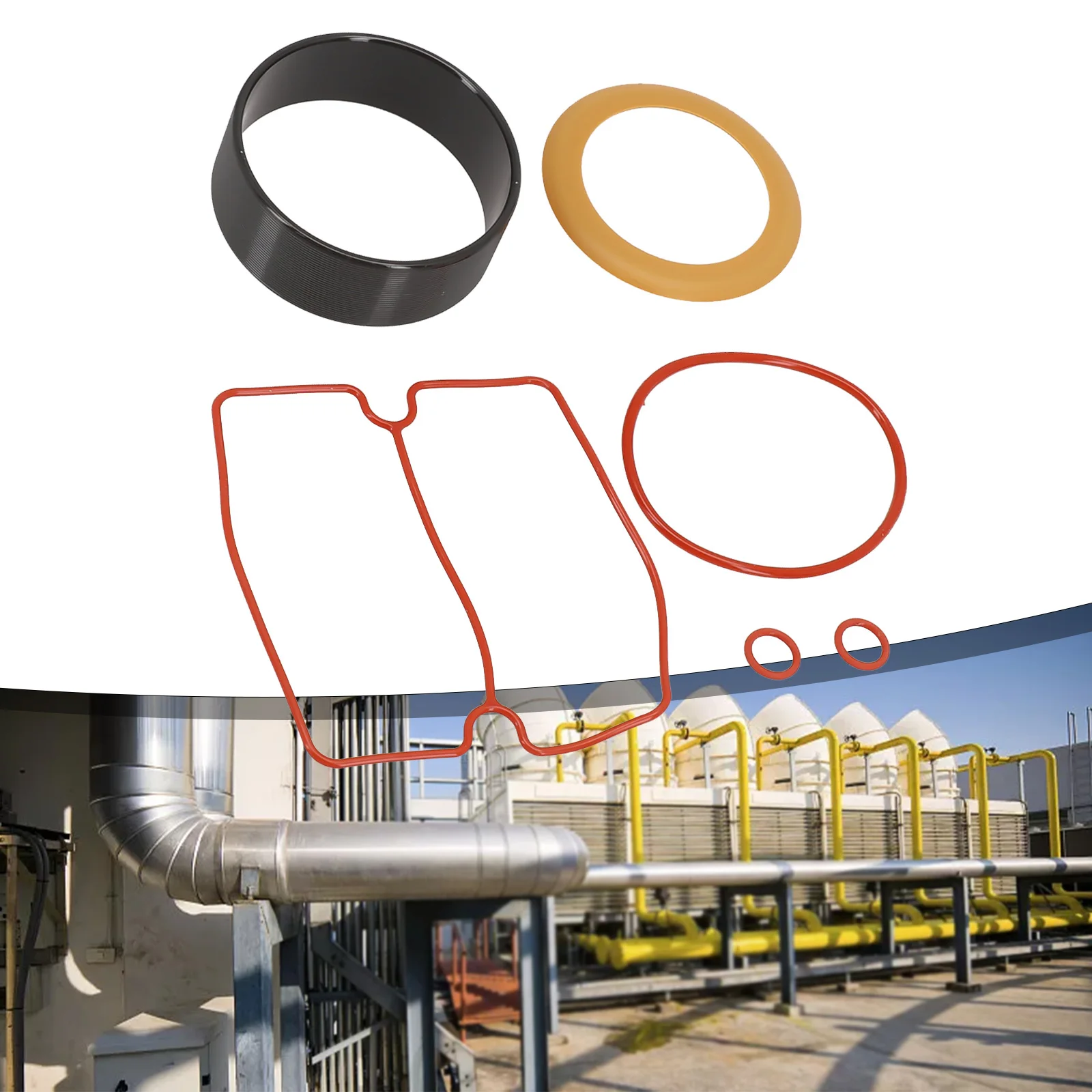 

Vacuum Pump Oil-Free Mute Air Compressor Cylinder Sleeve Piston Cylinder Sealing Ring Connecting Rod Tool Accessories