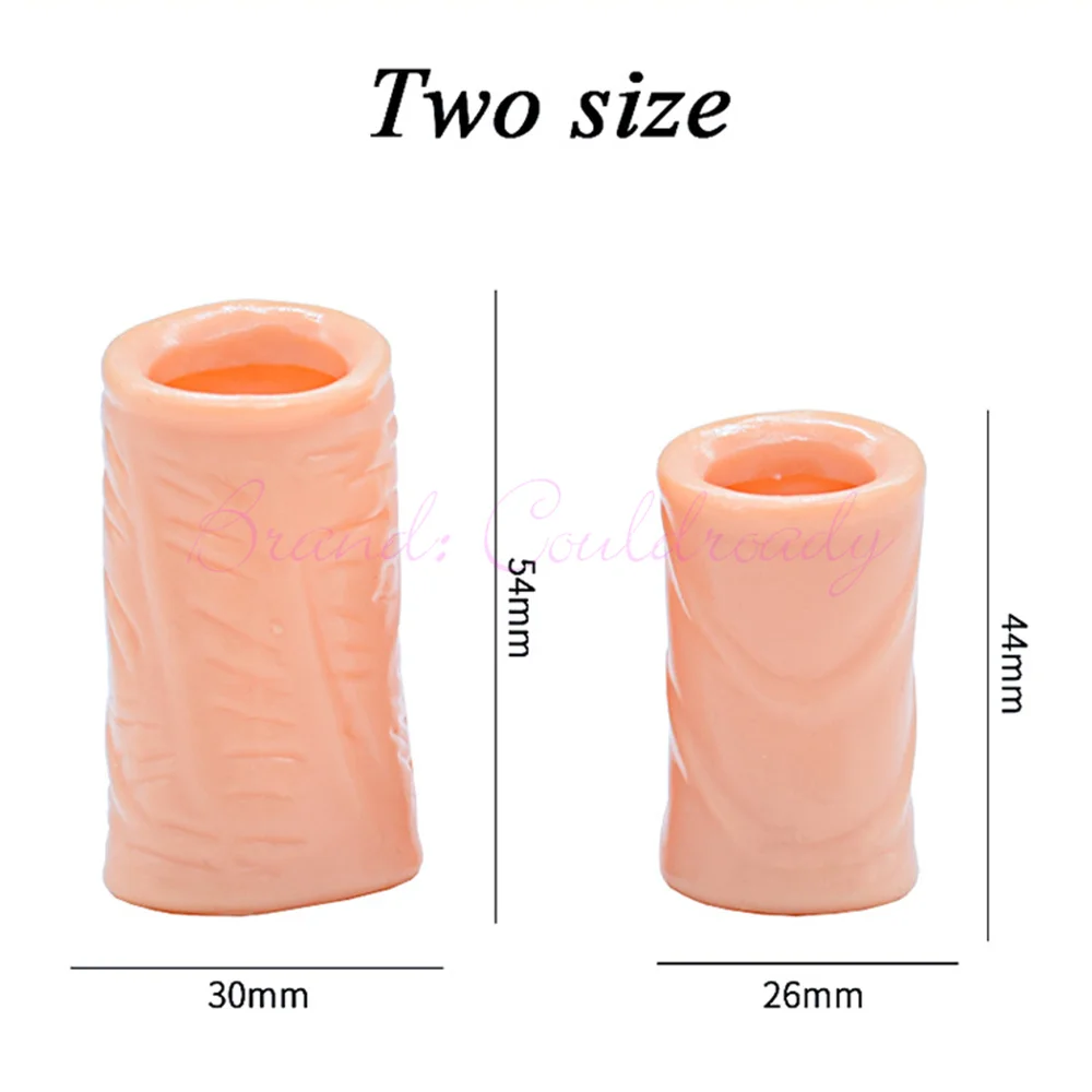 Male Sex Toys 2PCS Penis Ring Erection Enlargement Elastic Cockring Girth Enhancer Dick Sleeve Delay Ejaculation Sex Toys for Men