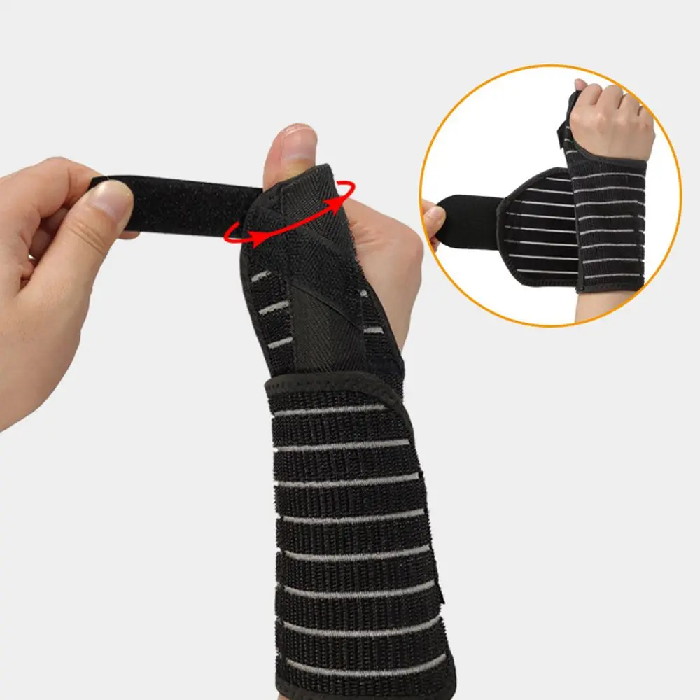 Carpal Protector Steel Wrist Support Splint Thumb Brace Wrist Thumb Support Brace Arthritis Sprain Hand Band Wrist Guard 4 pcs apron belly band umbilical cord protector newborn cotton infant belt baby