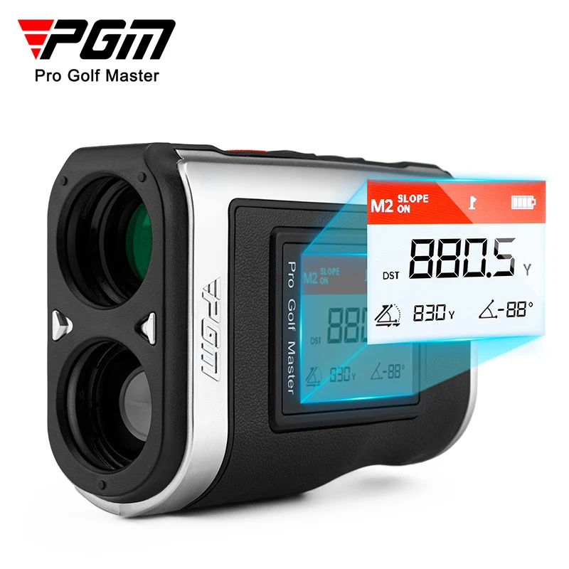 PGM with display Golf rangefinder lock flag vibration slope compensation HD 1300 yard laser hunting telescope