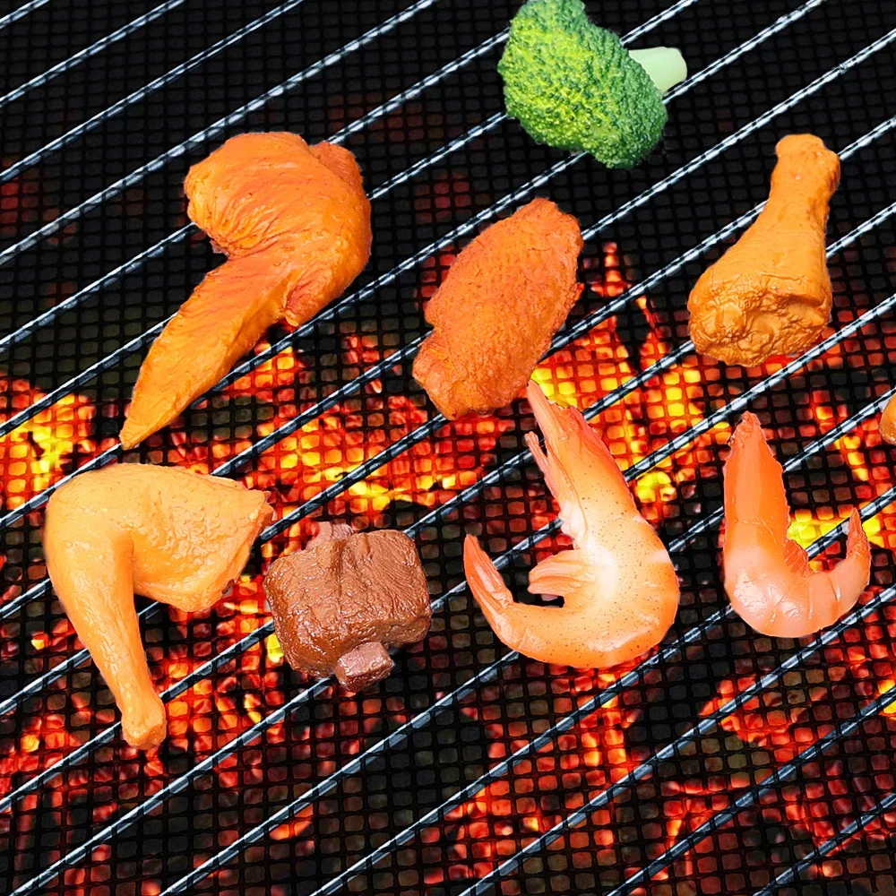 Premium Non-Stick Reusable BBQ Grill & Baking Mesh Pad - High Temperature Resistant, Easy-to-Clean Cooking Tool, 40x30cm