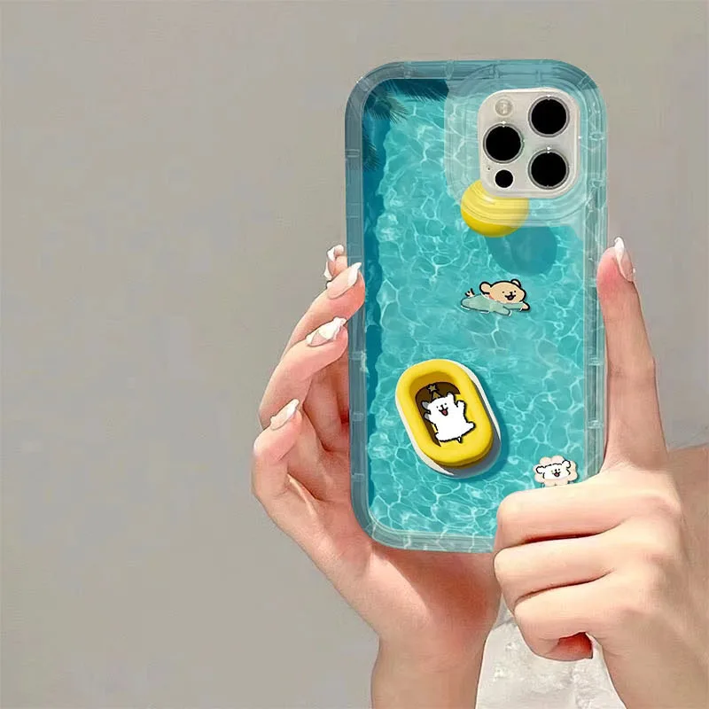 Charming Lovely Line Dog Design TPU Soft Phone Case