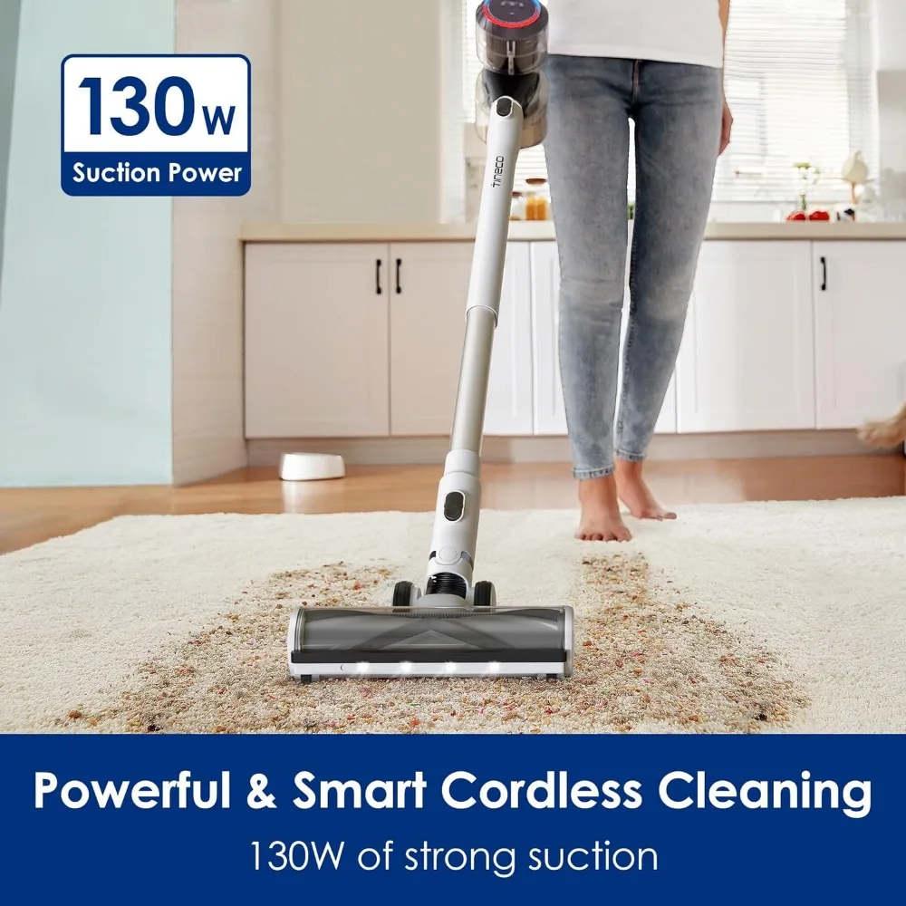 Tineco Pure ONE S11 Ultra Cordless Stick Vacuum Cleaner, Smart Handheld Lightweight and Quiet,ZeroTangle Brush 2