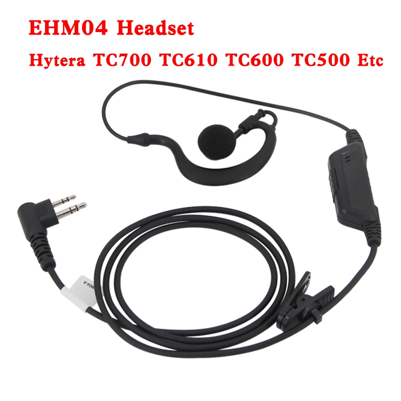 Ehm04 Auricolare Ptt Key Microfono M Plpug Compatibile Per Hytera Hyt Tc700 Tc610 Tc600 Tc500 Pd500 Ham Radio In Ear Eearpiece