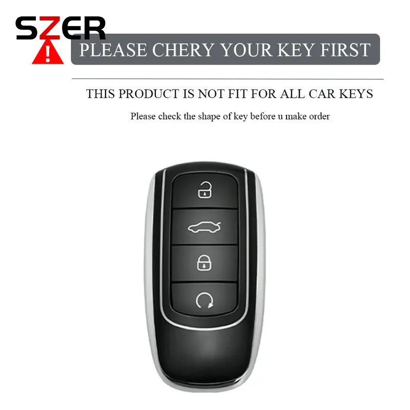 Chery Car Key Case Cover Holder Fob For Chery Tiggo 8 Pro Tiggo 8plus 5 plus 7pro 7 Pro Max Omoda 5 C5 Modod key case,key case cover,car key shell