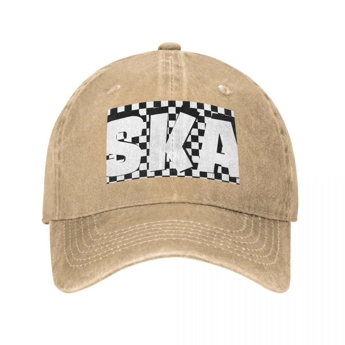 

Ska Checkerboard Cap Cowboy Hat rave baseball beach horse hat hats woman Men's