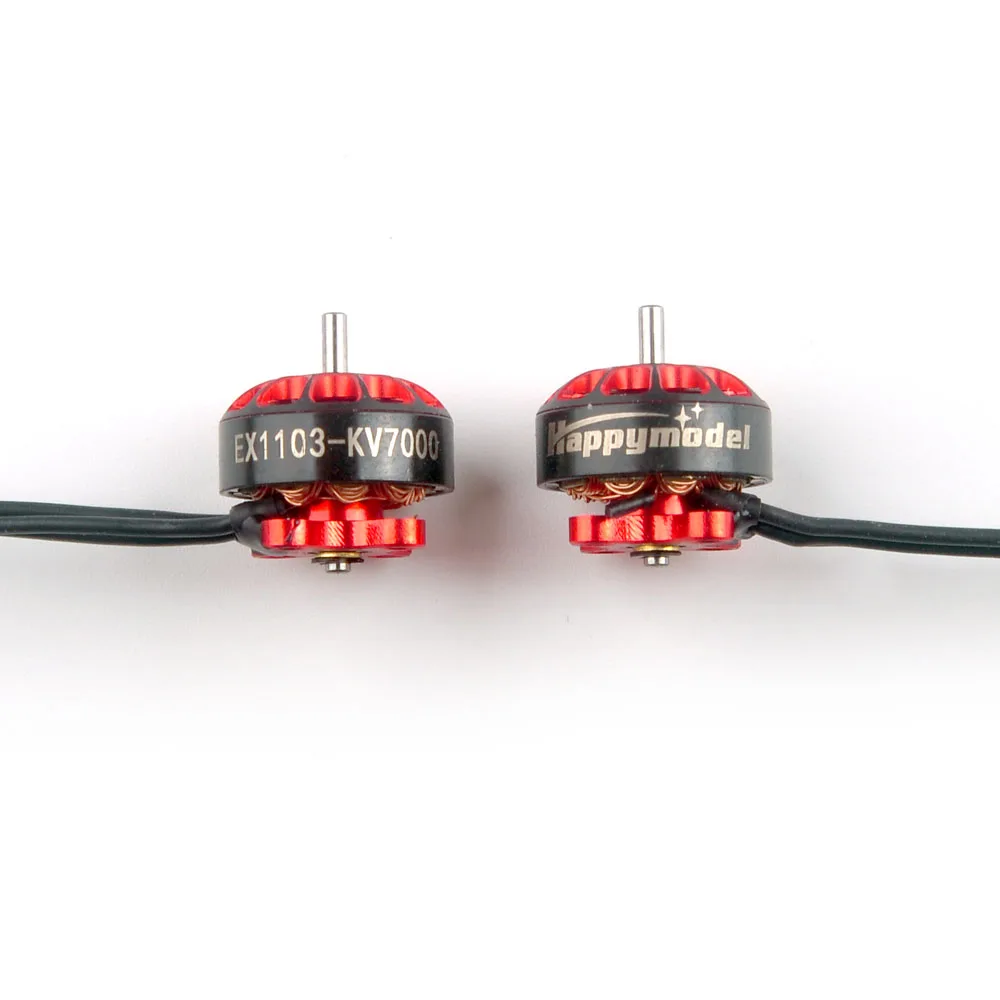 4 шт. HappyModel EX1404 1404 EX1103S EX1103 1103 бесщеточный двигатель для RC FPV Toothpick Racing Crux35 Micro Long Range LR4 Drone thumbnail 3