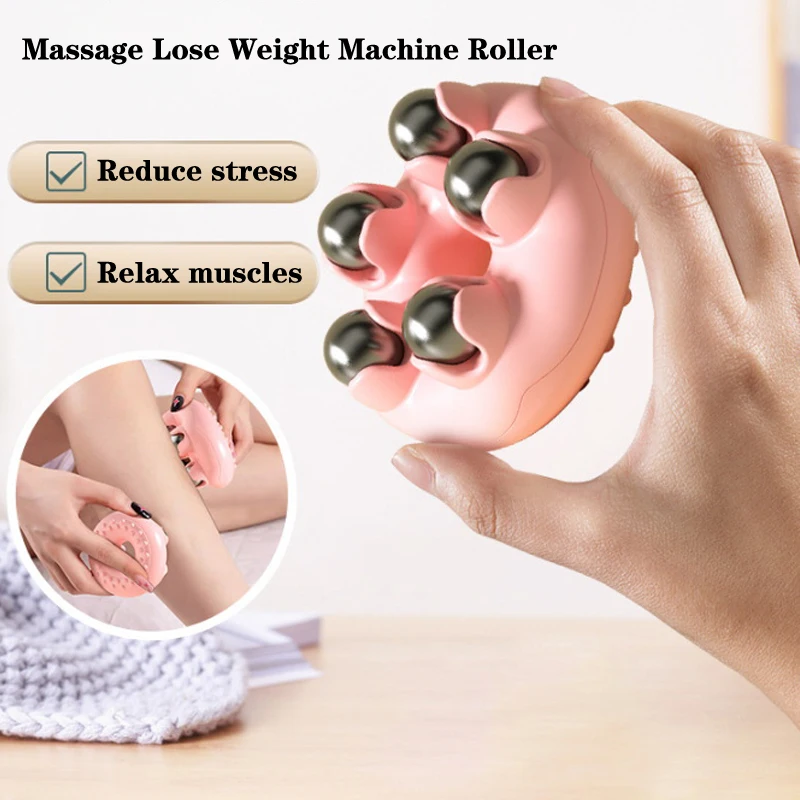 Massage Lose Weight Machine Roller Instrument Abdominal Exercise Handheld 3D Machine Full Body Slimming Massage Tool