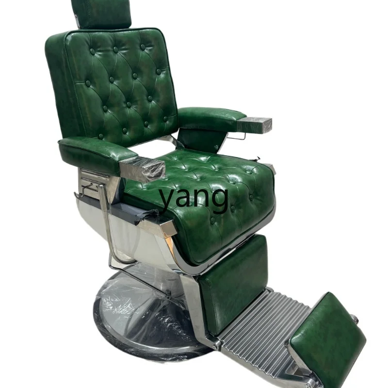 

Yjq Retro for Hair Salon Men's Barber Shop High-End Manicure Chair Hair Cutting and Shaving Oil Head Chair
