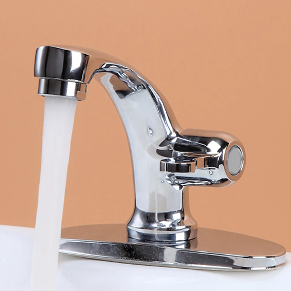 

Zinc Alloy Basin Faucet Water Purifier Single Lever Hole Tap Single Cold Single Handle Tap Corrosion Resistance Taps
