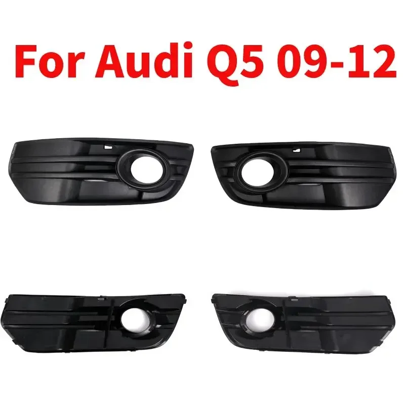 

Front Bumper Fog Light Grille for Audi Q5 2009-2012 Left/Right Headlight Chrome Grill Protection Cover OEM:8R0807681A