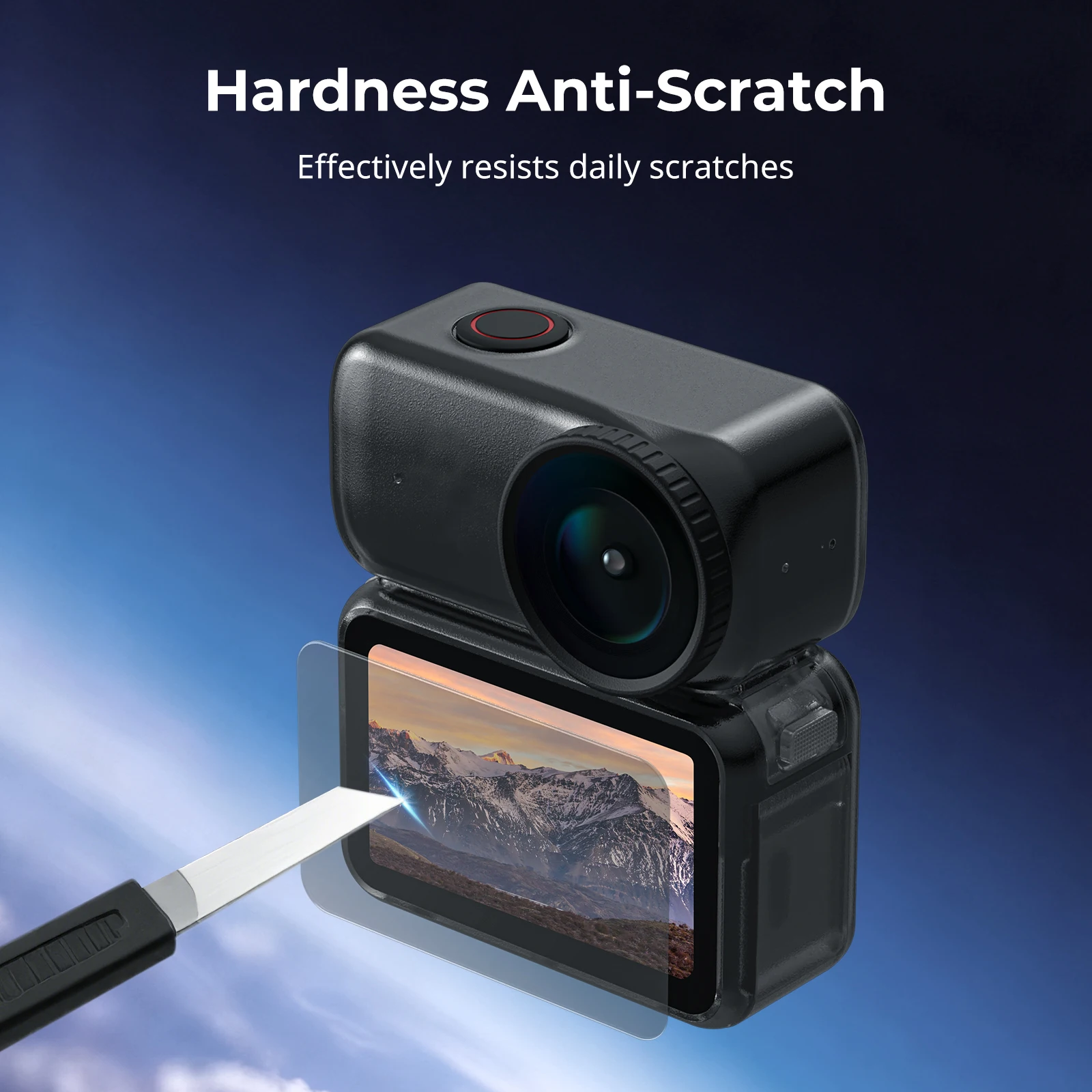 Protections écran Verre Trempé SMALLRIG Pour DJI Osmo Nano – Lot De 3, Ultra-fines – Avec Kit De Nettoyage