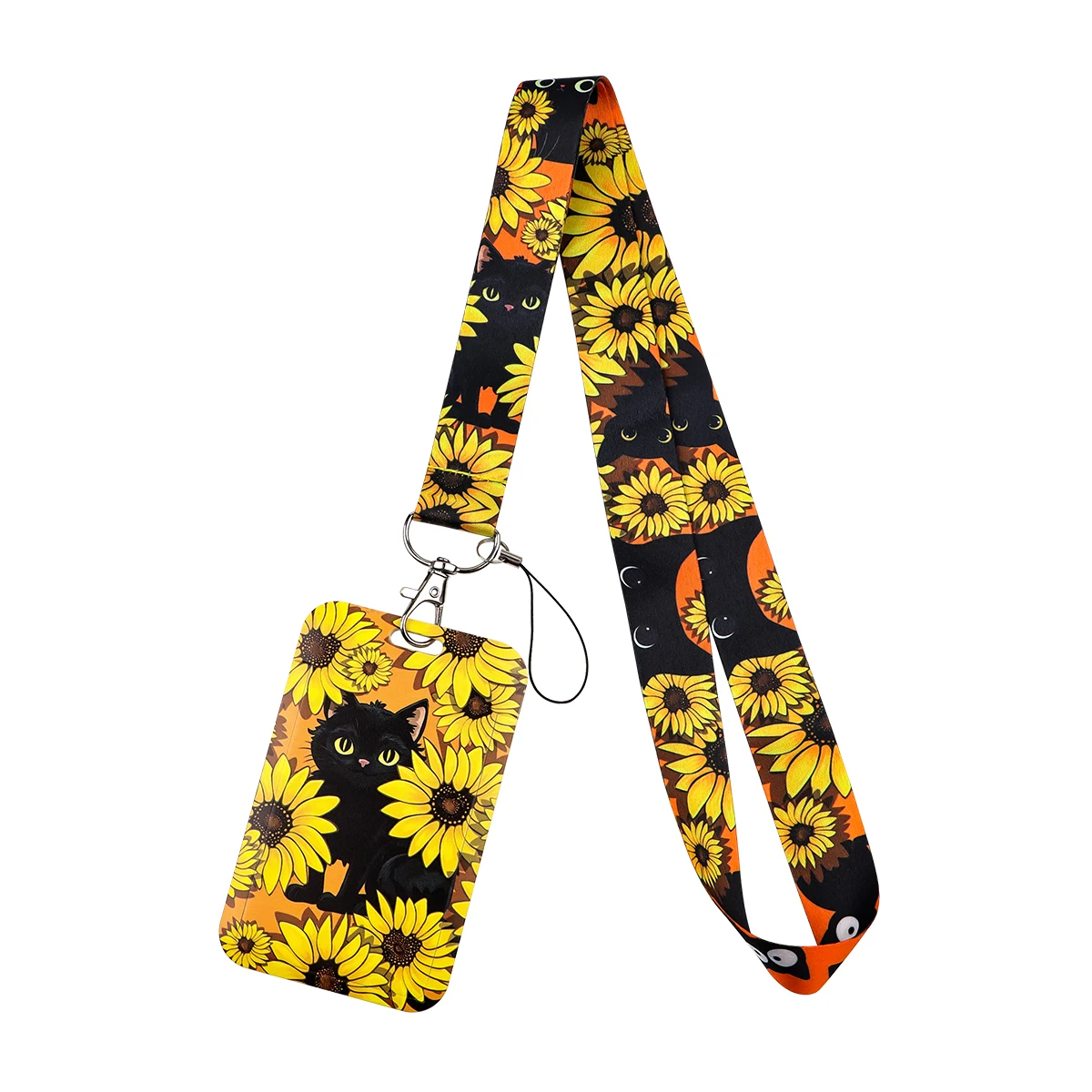 Chic Phone Lanyard Wallet Case with Fashionable Neck Strap and Card Holder